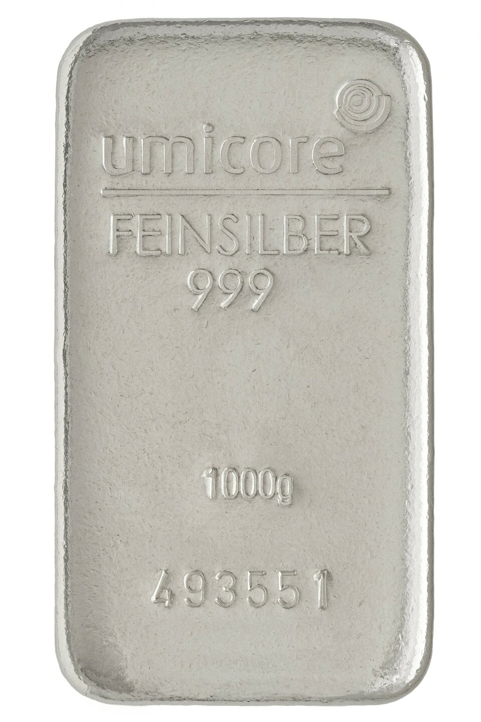 Umicore 1000 gram zilverbaar 