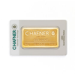 C. Hafner 50 gram goudbaar